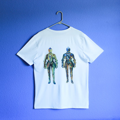 Holy Night White Tee - Electrum