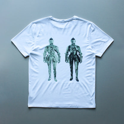 Holy Night White Tee - Gris